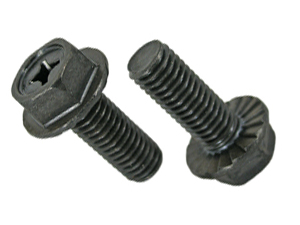 indented hex flange screws